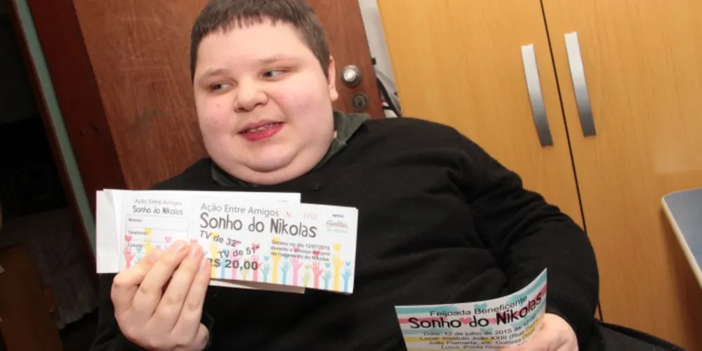 Imagem ilustrativa da imagem Ponta Grossa se une para ajudar menino com distrofia