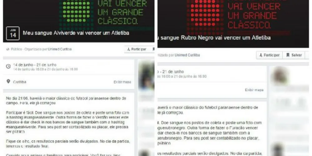 Imagem ilustrativa da imagem Torcedores fazem disputa para ver quem doa mais sangue