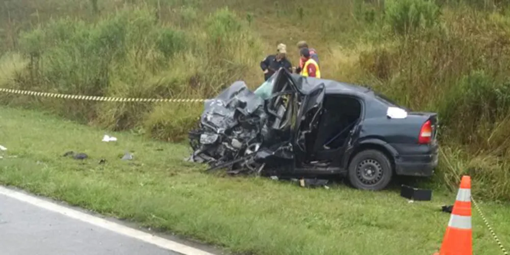 Imagem ilustrativa da imagem Colisão frontal em serra na BR-277 deixa um morto