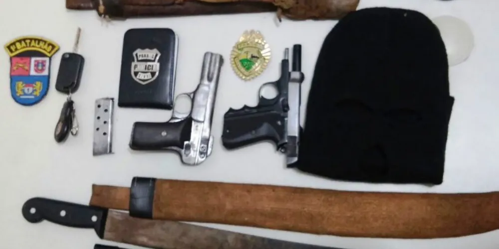 Imagem ilustrativa da imagem Ação integrada apreende armas e drogas em Jaguariaíva