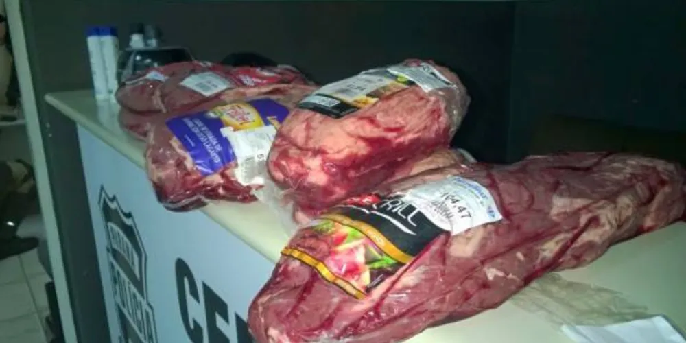 Imagem ilustrativa da imagem Casal é preso tentando furtar picanha e mignon de mercado
