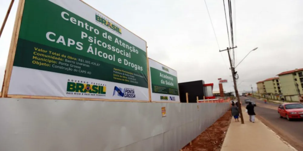 Imagem ilustrativa da imagem Obras do 'CAPs álcool e drogas' têm inicio em PG