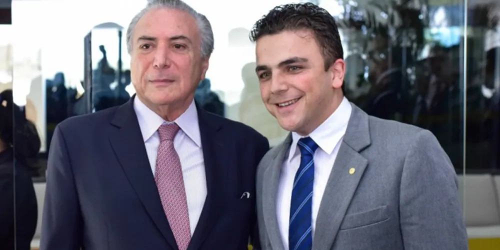 Imagem ilustrativa da imagem Michel Temer garante emendas de Aliel Machado