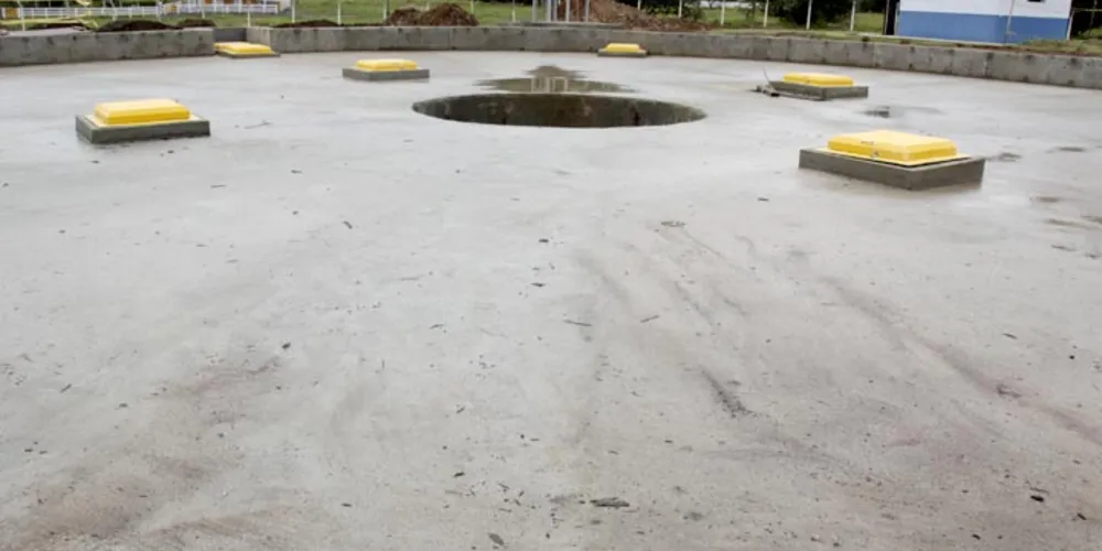 Imagem ilustrativa da imagem Obra da estação de tratamento de Tibagi entra em fase final