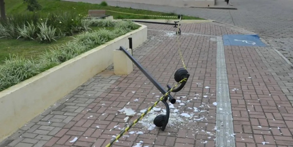Imagem ilustrativa da imagem Piraí do Sul tem prejuízo de R$ 8,5 mil com vandalismo