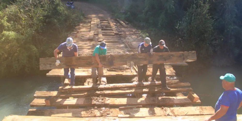 Imagem ilustrativa da imagem Guarapuava inicia obras na ponte grande em Guabiroba