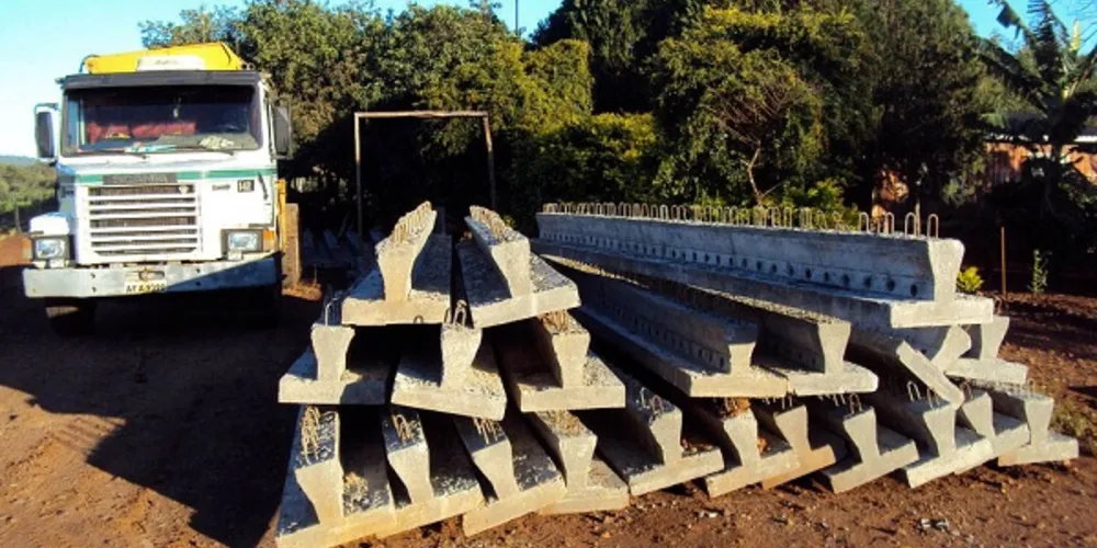 Imagem ilustrativa da imagem Guarapuava recebe vigas para construção de ponte