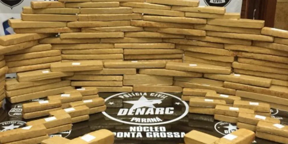 Imagem ilustrativa da imagem Denarc apreende mais de 350 kg de maconha em Tibagi