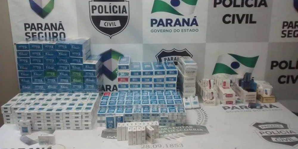 Imagem ilustrativa da imagem Polícia apreende cigarros no comércio de PG
