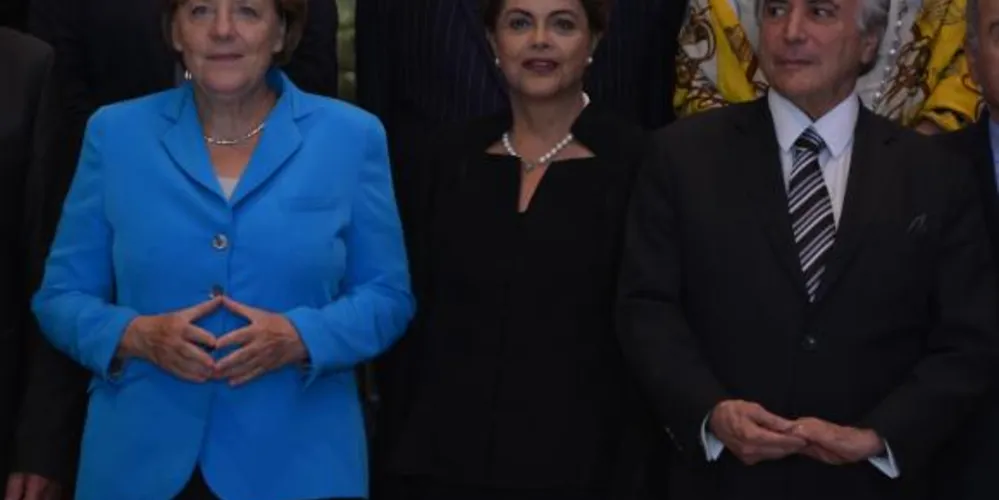 Imagem ilustrativa da imagem Dilma recebe Angela Merkel no Palácio do Planalto