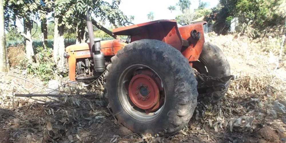 Imagem ilustrativa da imagem Acidente com trator deixa agricultor em estado grave