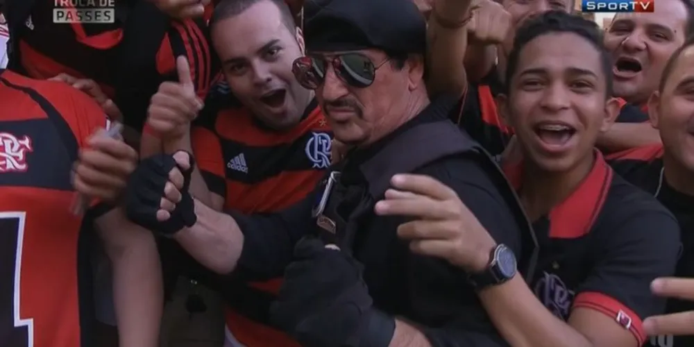Imagem ilustrativa da imagem Stallone de PG chama a atenção em jogo no Maracanã