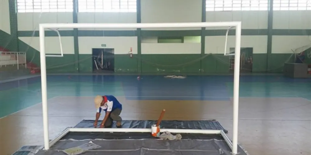 Imagem ilustrativa da imagem Ginásio Furtadão recebe melhorias pela Prefeitura