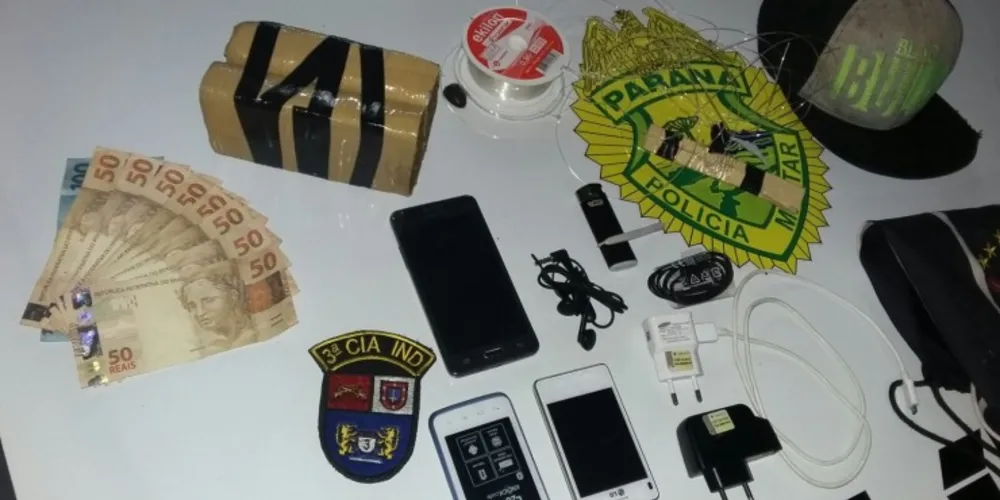 Imagem ilustrativa da imagem PM apreende 1,6 kg de maconha em Telêmaco Borba