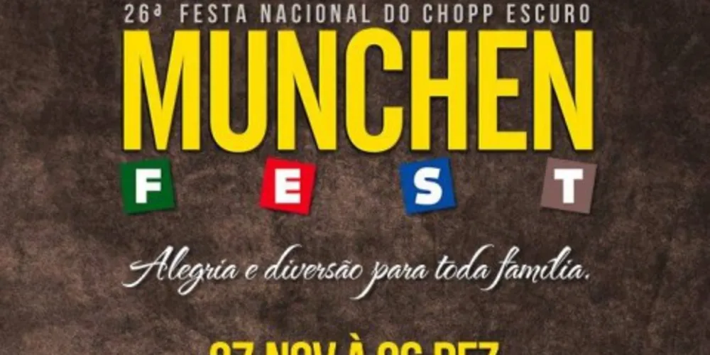 Imagem ilustrativa da imagem Grade de shows da 26ª München Fest de 27 à 04