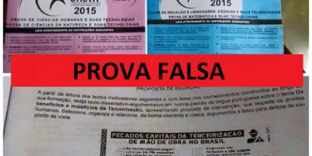 Imagem ilustrativa da imagem Vazamento de prova do Enem é falso; PF investiga boato