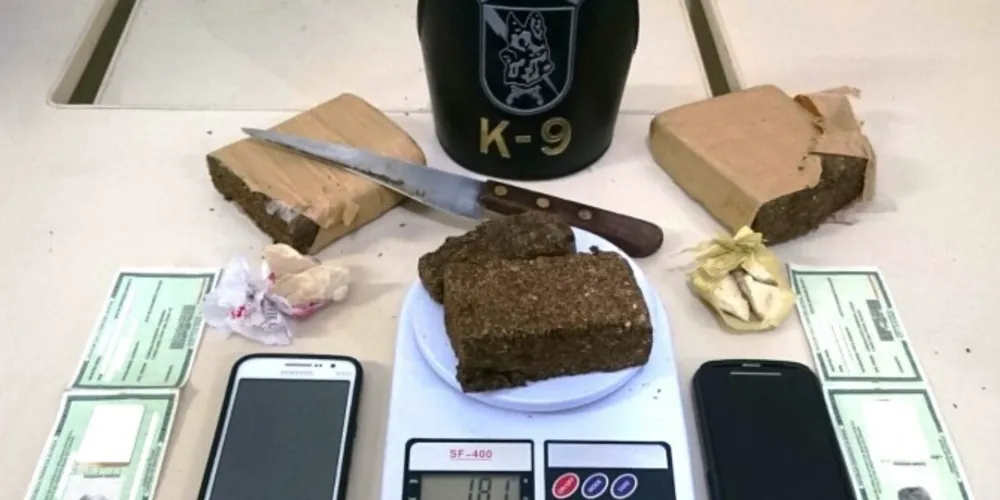Imagem ilustrativa da imagem Polícia apreende quase 1 kg de drogas no Contorno