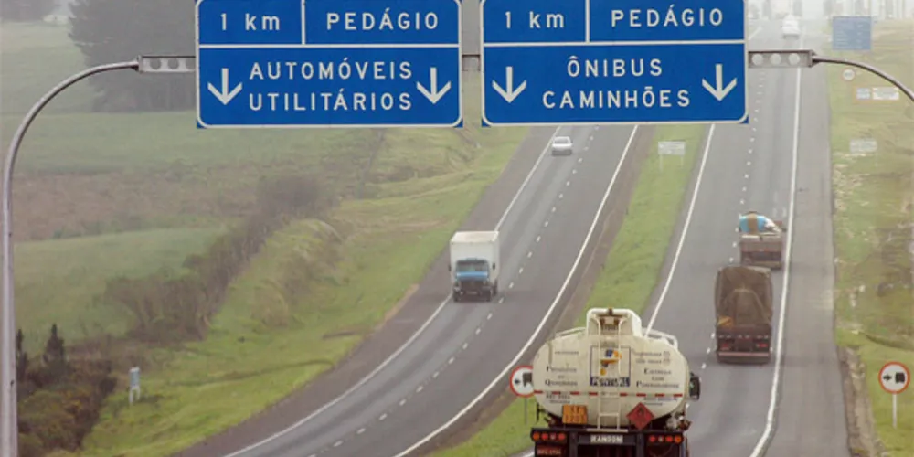 Imagem ilustrativa da imagem Pedágio sobe até 7% no Paraná a partir de terça-feira