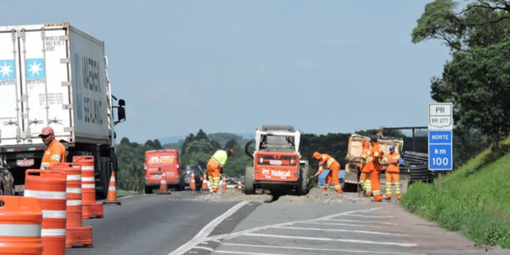 Imagem ilustrativa da imagem Obras em rodovias garantem postos de trabalho na região