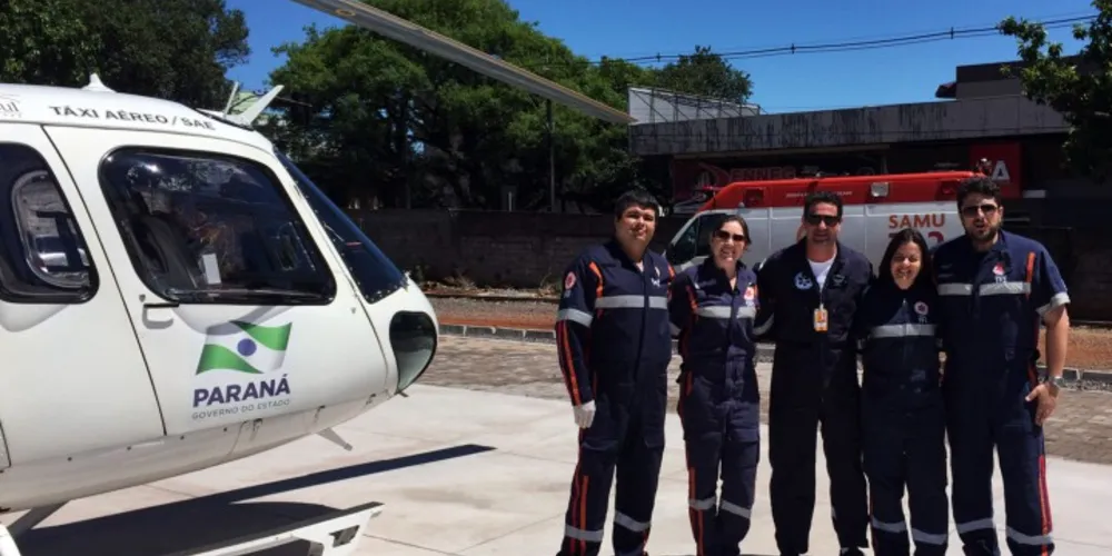 Imagem ilustrativa da imagem Samu usa helicóptero do Estado e salva bebê prematuro