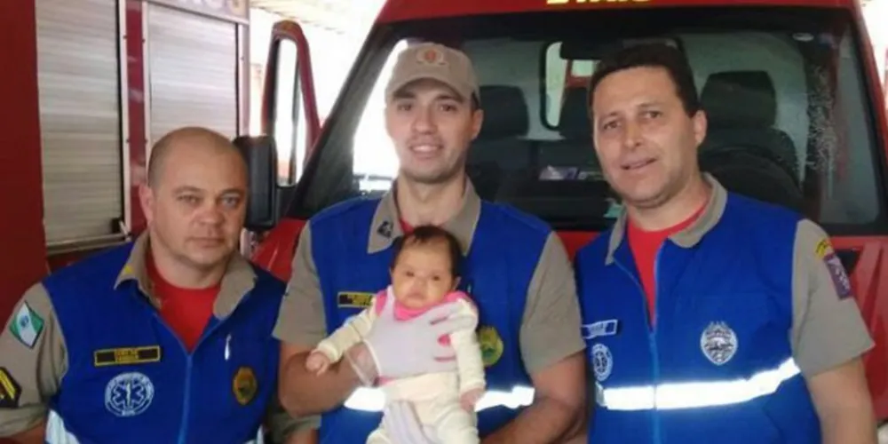Imagem ilustrativa da imagem Bombeiros salvam vida de bebê em Maringá