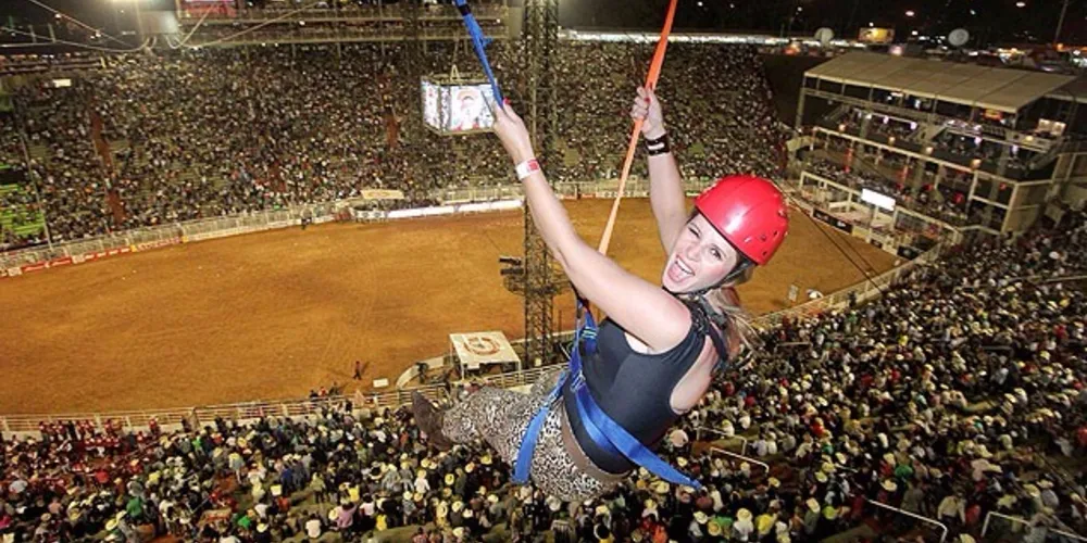 Imagem ilustrativa da imagem Münchenfest terá tirolesa de 150 metros