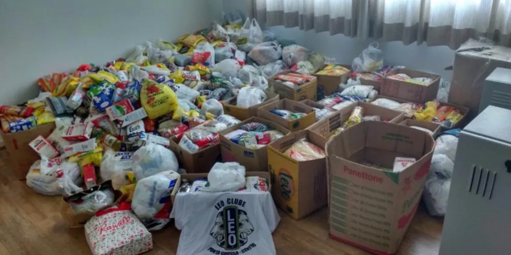 Imagem ilustrativa da imagem Lions e Leo Clube realizam arrecadação de alimentos em PG