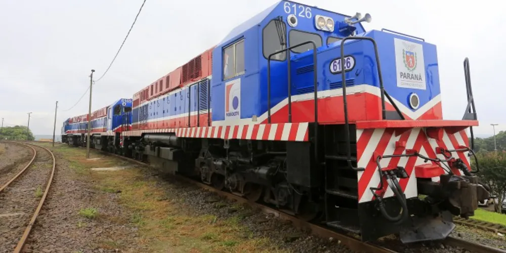 Imagem ilustrativa da imagem Novas locomotivas e vagões dobram capacidade da Ferroeste