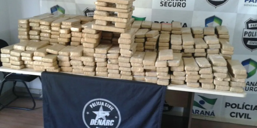 Imagem ilustrativa da imagem Polícia apreende 76,7 toneladas de drogas em nove meses