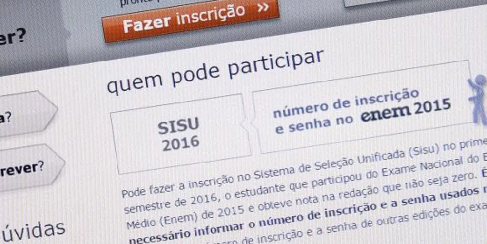 Imagem ilustrativa da imagem Começa hoje a matrícula dos aprovados no Sisu