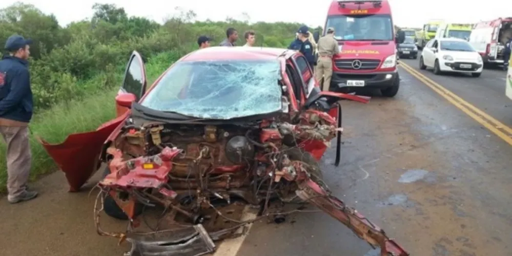 Imagem ilustrativa da imagem Duas vítimas de acidente na BR-277 morrem no hospital