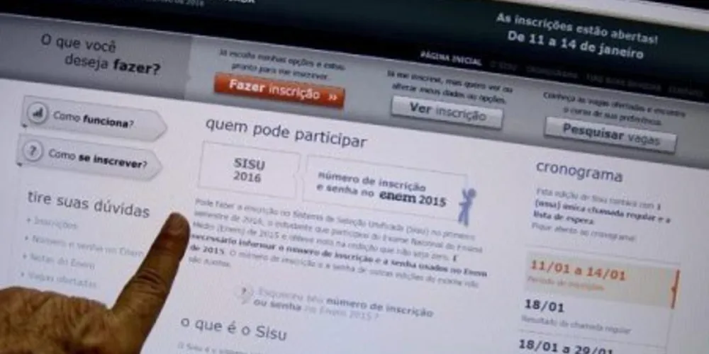 Imagem ilustrativa da imagem Ministério da Educação divulga resultados do Sisu