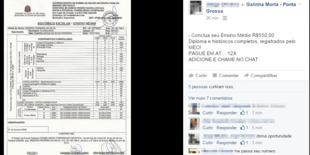 Imagem ilustrativa da imagem Núcleo de Educação vai investigar venda de diplomas