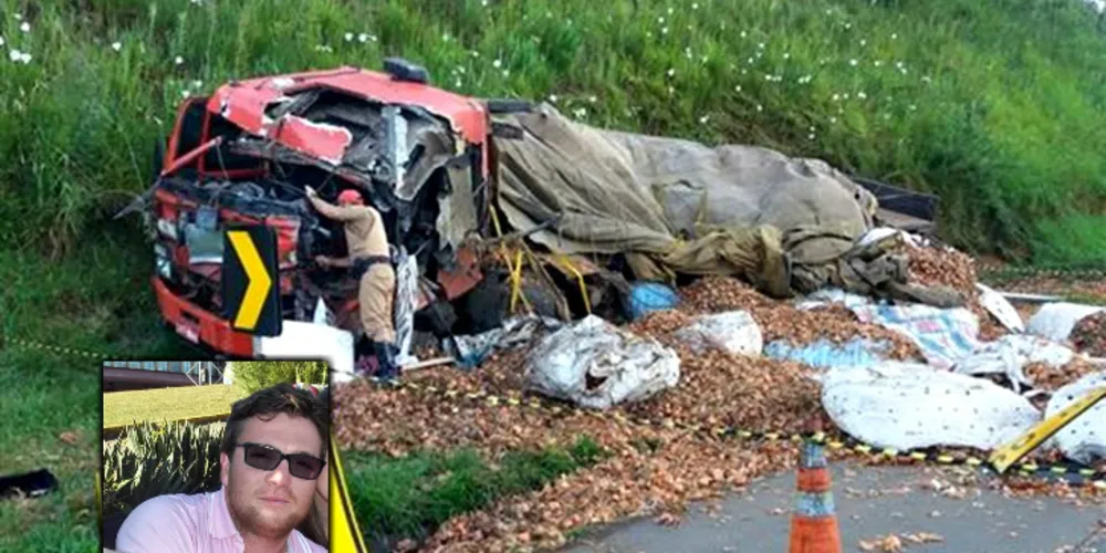 Imagem ilustrativa da imagem Caminhoneiro morre no Bom Jesus após acidente na PR-151