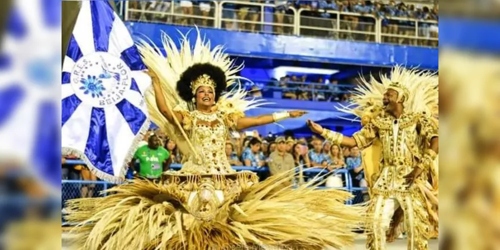 Imagem ilustrativa da imagem Beija-Flor e Mocidade são destaques em desfile no Rio