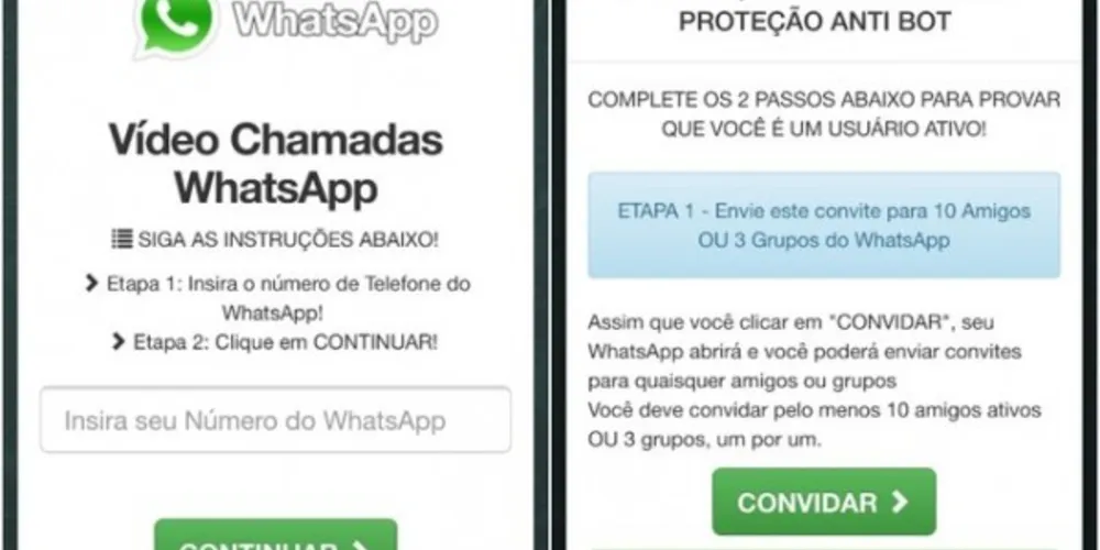 Imagem ilustrativa da imagem Golpe no WhatsApp promete ligação em vídeo e rouba dados