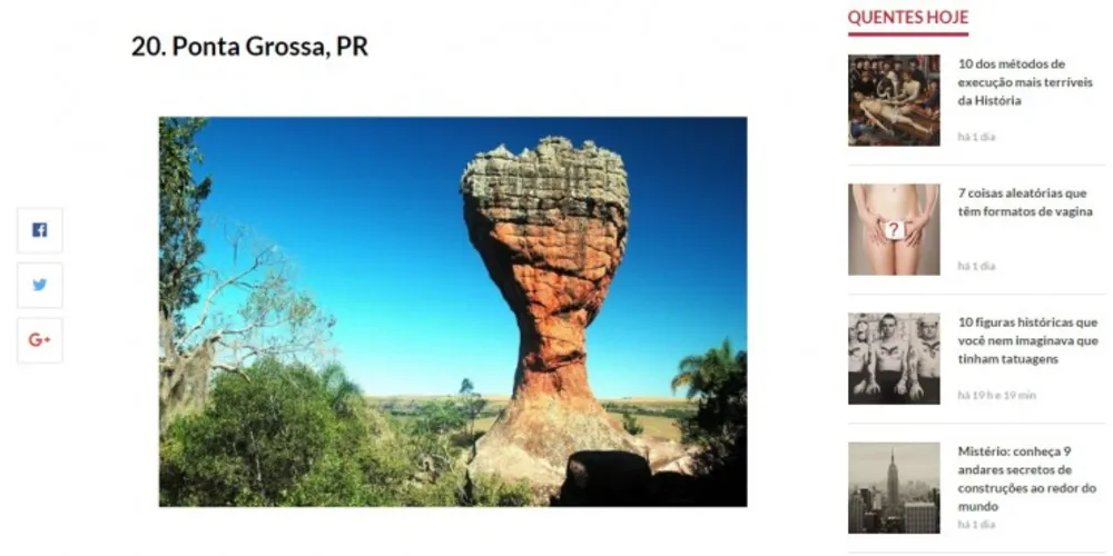 Imagem ilustrativa da imagem PG aparece em top 20 com cidades de nomes engraçados