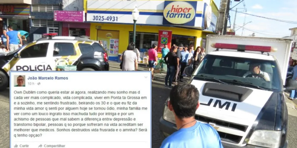 Imagem ilustrativa da imagem Antes de morrer, agente postou desabafo nas redes