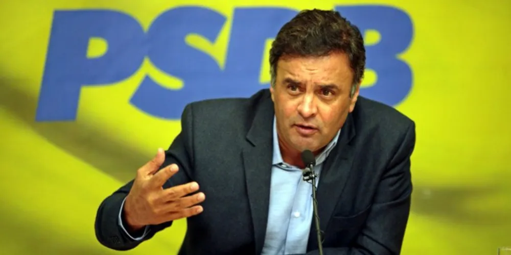 Imagem ilustrativa da imagem Aécio condena convocação de militância petista