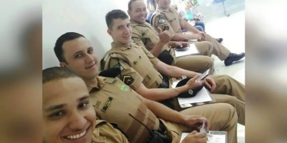 Imagem ilustrativa da imagem Policiais militares se unem para doar sangue e salvar vidas