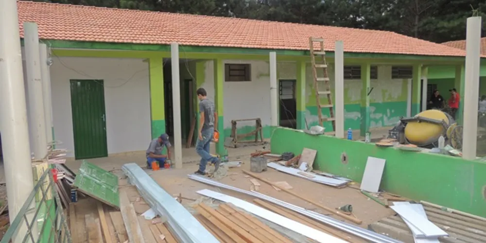 Imagem ilustrativa da imagem Obra de escola em Jaguariaíva entra na fase final