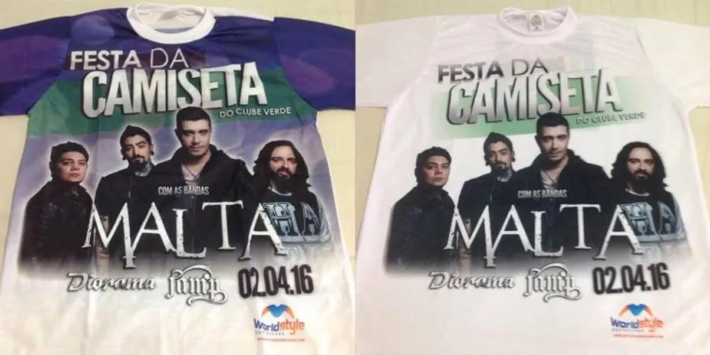 Imagem ilustrativa da imagem Organização divulga modelos da ‘Festa da Camiseta’