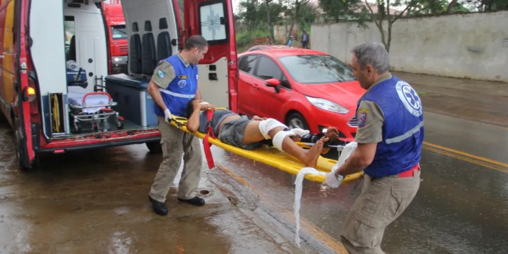 Imagem ilustrativa da imagem Menino quebra fêmur em atropelamento no Santa Mônica