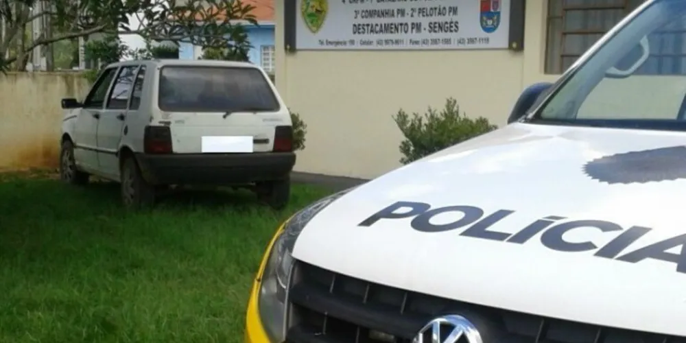 Imagem ilustrativa da imagem PM de Sengés recupera carro furtado em Wenceslau Braz