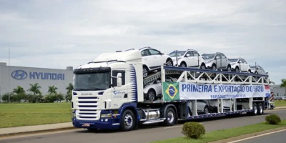 Imagem ilustrativa da imagem Hyundai Brasil começa a exportar para o Paraguai