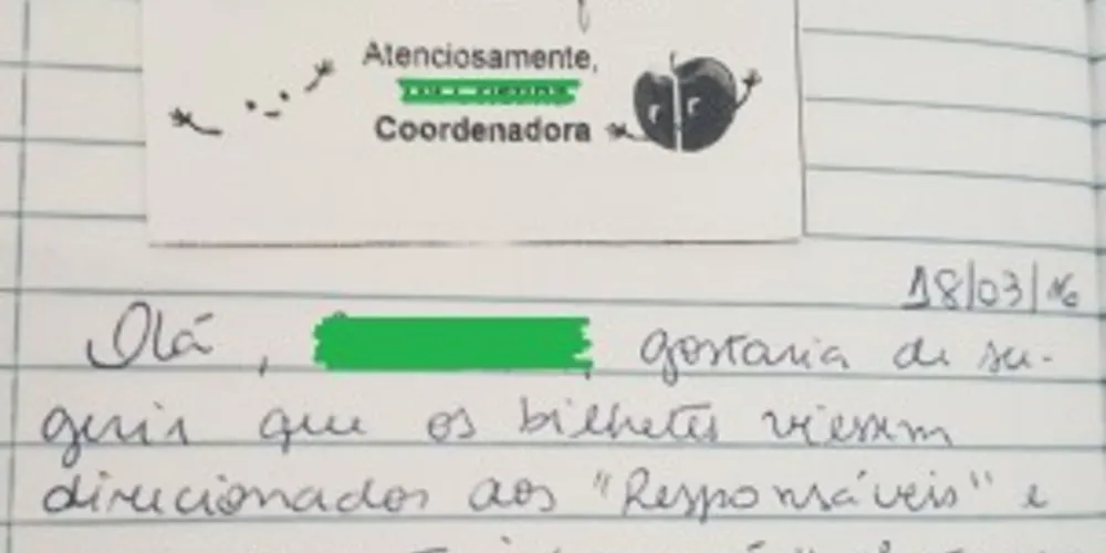 Imagem ilustrativa da imagem Resposta de mãe a bilhete de escola viraliza na internet
