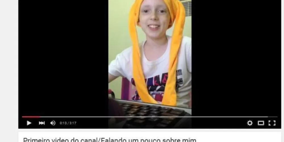 Imagem ilustrativa da imagem 'Canal' de menina que teve câncer é invadido por hacker